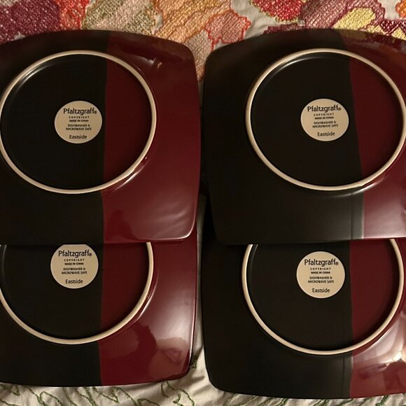 Pfaltzgraff Eastside Collection 9" x 9" Plates (Four Plates) - Picture 4 of 6